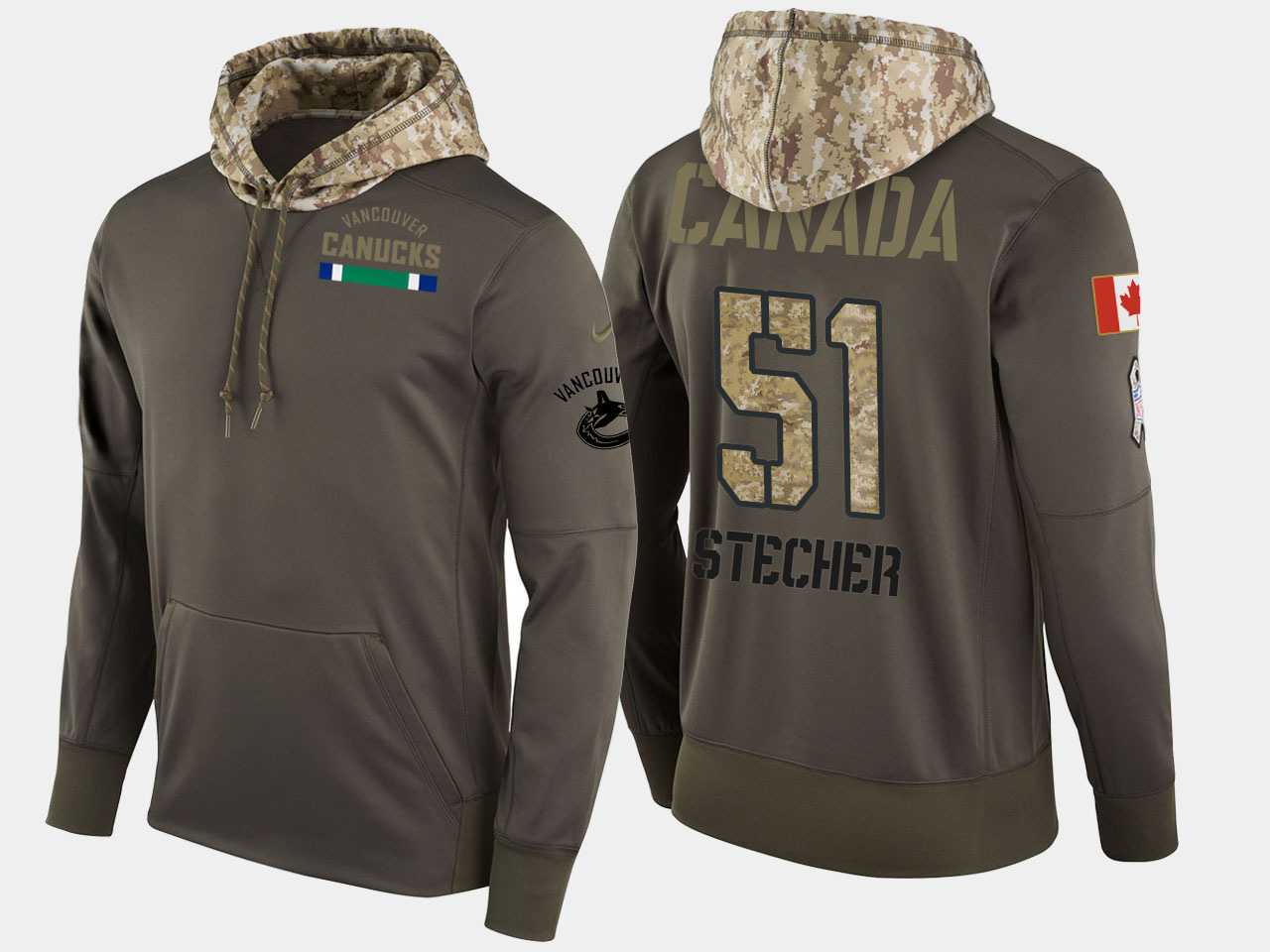 Nike Canucks 51 Troy Stecher Olive Salute To Service Pullover Hoodie,We sell and wholesale Nike Canucks 51 Troy Stecher Olive Salute To Service Pullover Hoodie on line form chian!
